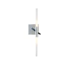 Roll & Hill - Agnes Sconce 2 lights LED Straight-cut, Black - Vägglampor - Lindsey Adelman - Svart