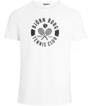 BJÖRN BORG Mens Tee Summer T.C White (L)