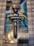 1 x GILLETTE MACH 3 RAZOR WITH ONE CARTRIDGE