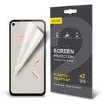 Olixar for Google Pixel 4A Screen Protector Film - Anti-Scratch, Bubble Free, HD Clear Clarity TPU Flexible Film Full Coverage Case Friendly - Easy Application - Clear