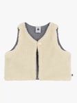 Petit Bateau Baby Sherpa Sleeveless Jacket, Avalanche