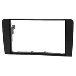 Sound way - Double DIN Car Radio Frame Installation, 2 DIN Front Panel Frame Stereo compatible with Audi A3 (8P/8PA) 2003-2013