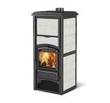 Nordique Loriet S D. S.A.Chauffage Poêle Bois Classe A+ Faïence 16,8KW Blanc