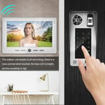 10inch Wired Video Doorbell Remote Control Password Access Monitor Camera BST