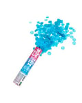 Blue confetti Air-compressed Party popper, environ 20 cm en h, sur écran