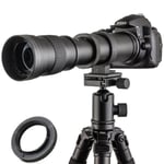 Téléobjectif Jintu 420-800mm F/8.0 pour Nikon - Mise au point manuelle - Verre du Japon