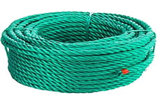 CORDERIES TOURNONAISES 01630 - Corde Polypropylène - 30 m - Haute resistance - Ø 12mm - Vert