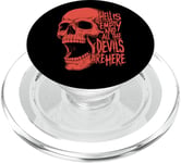 Hell is Empty And All The Devils Are Here Shakespeare Skull PopSockets PopGrip for MagSafe