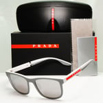 Prada Polarized Mirror Silver Sunglasses Square PS04XS F SPS 04X-F 04S-04L