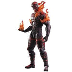 PLAY ARTS Kai METAL GEAR SOLID V THE PHANTOM PAIN Man On Fire PVC Figure Japan