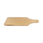 Fackelmann 0162050 Petite planche à découper rectangulaire en bois, planche à découper, planchette en bois, planche à pain, planche en bois, Bois, 27 x 10 x 0,8 cm, Marron Clair