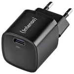 Intenso® USB-C GaN Power lader 30W PD 3.0/QC 4.0 - Svart