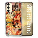 Cokitec Coque Renforcée pour Samsung Galaxy S24 Plus Manga One Piece Nakama