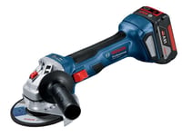  Bosch GWS 18V-7 Professional Angle Grinder 115mm 18V 2 x 4.0Ah Li-ion BSH6019H9