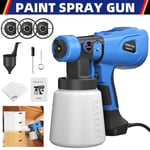 Electric Paint Sprayer Spray Gun Hvlp Fence Handheld Outdoor Garden DIY Ceiling