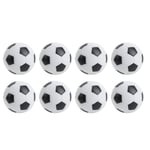 8 Styck Mini Bord Fotbollsbollar 32mm Barn Fotboll Bord Spel Maskin Tillbehör