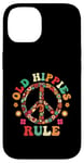 Coque pour iPhone 14 Old Hippies Rule Hippie Vintage Costume Hippy Travel Fan