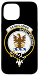 Coque pour iPhone 15 Armoiries Sandilands - Blason de la famille