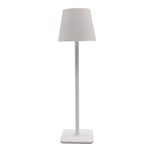 Uppladdningsbar LED bordslampa Inomhus/utomhus - Vit, touch dimbar, CCT, IP54 utomhus bordslampa - Dimbar : Dimbar, Kulör : CCT (Varm till Kall Vit)