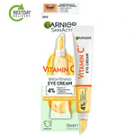 Garnier Eye Cream With 4% Vitamin C, Brightening Treatment For Dark Circles 15ml