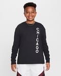 Chicago Bulls 2023/24 City Edition Older Kids' (Boys') Nike NBA Max90 Long-Sleeve T-Shirt