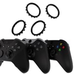 eXtremeRate Anneaux Accessoire de Remplacement pour Xbox One Elite 2/1, pour Xbox Series X/S Manette, Anneaux Customisé pour Xbox One Elite/Series, Compatible avec eXtremeRate ASR Coque, Noir