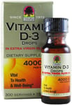 Vitamin D-3 Drops, 4000 IU, 15 ml - Nature's Answer