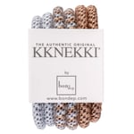 Kknekki Slim Hair Tie Bunt 8 6 st.