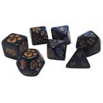 Kitten Polyhedral Dice Set (Black)