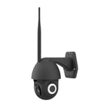 Smart Wi-Fi PTZ Dome Outdoor IP Camera Black Housing, IP65