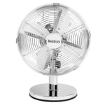 Beldray® Portable Desk Fan, 10 inch Oscillating, 3 Speeds, Home Office Cooling