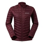 Berghaus Women's Tephra Stretch Reflect 2.0 Padded Down Jacket | Flattering Stretch Fit | Lightweight | Packable | Puffer Jacket, Autumn Purple, 16