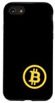 Coque pour iPhone SE (2020) / 7 / 8 Logo de poche de monnaie numérique Bitcoin BTC Crypto