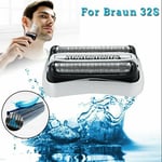 Stainless Electric Shaver Foil Head Fits for Braun 350CC 370CC 390CC 3050C