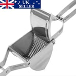 Heavy Duty Steel Potato Ricer Puree Masher Juicer Vegetable Fruit Press Maker UK