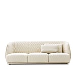 Moroso - Redondo Sofa 245,Fabric Cat. S Remix A4146 White - Sohvat - Patricia Urquiola - Beige,Valkoinen