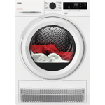 AEG TXH508A4R White 8KG A++ Freestanding Heat Pump Tumble Dryer