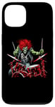 Coque pour iPhone 13 Kit de batterie Rock and Roll Band Rock On Drum du batteur Skeleton Guy