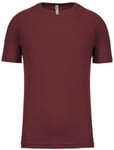 T-Shirt Sport - Running - Homme - Pa438 - Rouge Vin