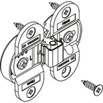 Hawa Charnière centrale de rechange Multifold 30 avec ressort (charnière), nickelée mate