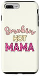 Coque pour iPhone 7 Plus/8 Plus Smoking Hot Mama Dalmatien Rose vif Sexy Mom