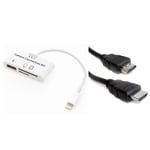 HobbyTech - Pack 2 accessoires Kit lecteur de cartes et Cable HDMi 1.3 2m