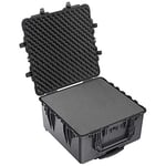 PELI 1640 valise de transport pour charges lourdes, étanche à l'eau et à la poussière IP67, capacité de 130L, fabriquée aux États-Unis, avec insert en mousse personnalisable, couleur: noire