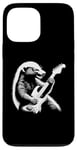 Coque pour iPhone 13 Pro Max Honey Badger Jouant Guitare Électrique Rock Star Guitariste