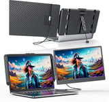 Écran Portable, Moniteur Portable 14'' 1080P FHD, Double Ecran PC, Screen Extender pour Mac Windows.[G186]