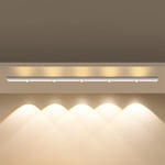 LED-strip 60 cm med justerbar ljusstyrka - vit