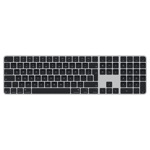 Apple Magic Keyboard med Touch ID och numerisk del till Mac-modeller med Apple-chip (USB‑C) – engelskt (int.) – svarta tangenter