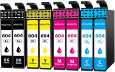 604 XL Cartouche Encre Compatible avec Epson 604 XL 604XL pour Epson Expression Home XP-2200 XP-2205 XP-3205 XP-3200 XP-4200