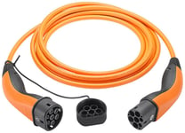 Laddkabel Typ 2 för elbil, 11kW, 5m - Orange