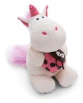 NICI Peluche Licorne Theodor avec Coccinelle 35cm Blanc - Doudou en Peluche, Mignonne Peluche à câliner, pour Jouer, pour Enfants et Adultes, Une Excellente idée de Cadeau - 61388